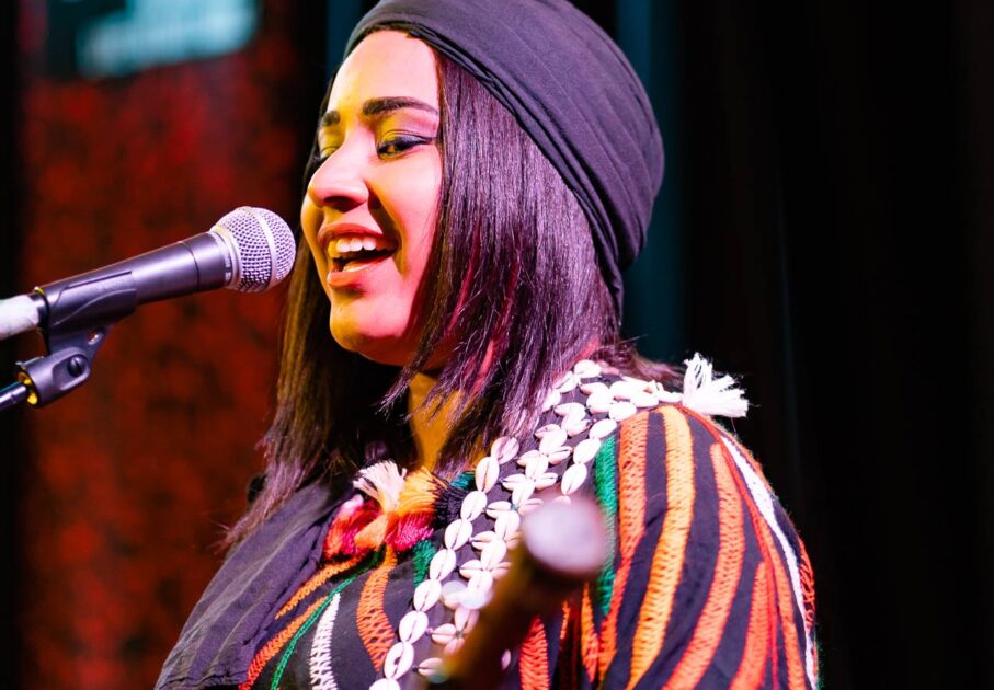 Festivalbeeld bij de WeHague-publicatie over Gnawa Holland Festival 2025